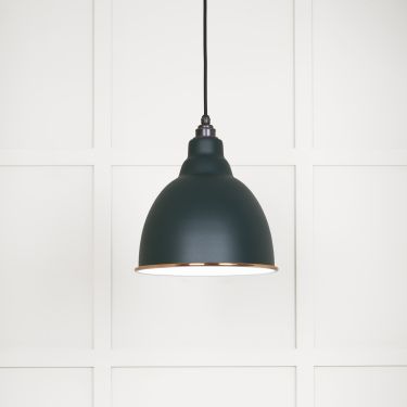 Click Here To Enlarge This Photo Of 49507DI From The Anvil White Gloss Brindley Pendant in Dingle Accent
