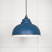 49508U From The Anvil White Gloss Harborne Pendant in Upstream Accent