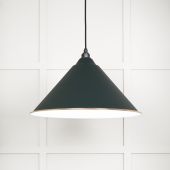 49510DI From The Anvil White Gloss Hockley Pendant in Dingle Accent