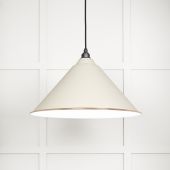 49510TE From The Anvil White Gloss Hockley Pendant in Teasel Accent