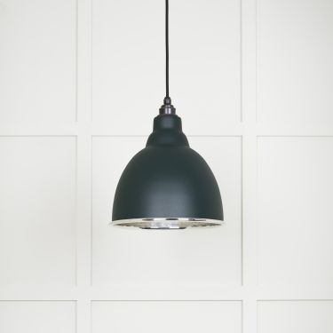 Click Here To Enlarge This Photo Of 49511DI From The Anvil Hammered Nickel Brindley Pendant in Dingle Hammered Nickel