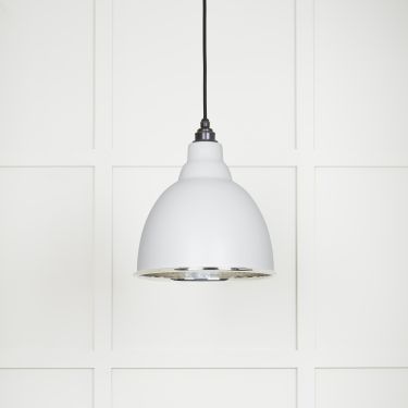 Click Here To Enlarge This Photo Of 49511F From The Anvil Hammered Nickel Brindley Pendant in Flock Hammered Nickel