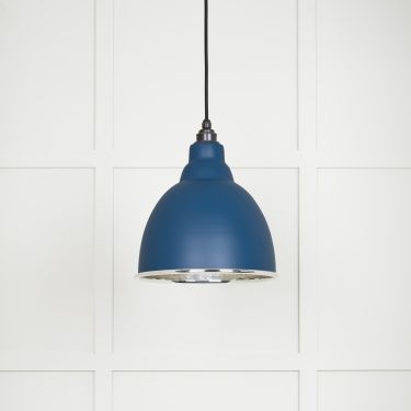 Click Here To Enlarge This Photo Of 49511U From The Anvil Hammered Nickel Brindley Pendant in Upstream Hammered Nickel