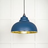 49521U From The Anvil Hammered Brass Harborne Pendant in Upstream Hammered Brass