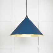 49524U From The Anvil Smooth Brass Hockley Pendant in Upstream Smooth Brass