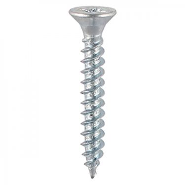 Click Here To Enlarge This Photo Of TIMCO Twin-Threaded Countersunk BZP Woodscrews