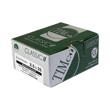 Click Here To Enlarge This Photo Of TIMCO Classic Multi-Purpose Black Double Countersunk Screws