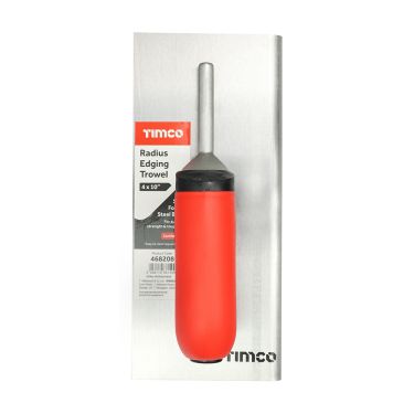 Click Here To Enlarge This Photo Of TIMCO 468208 - 4" x 10" Carbon Steel Radius Edging Trowel