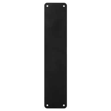 Click Here To Enlarge This Photo Of FPP1350MB - Carlisle Brass Eurospec Finger Plate 350 x 75mm (Plain) Matt Black