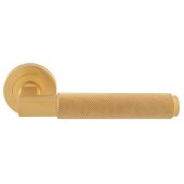 EUL060SB - Carlisle Brass 'Terazzo' Lever On Round Rose - Satin Brass