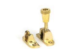 45942 From the Anvil Polished Brass Brompton Brighton Fastener (Radiused)