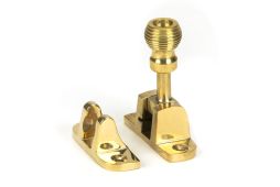 45952 From the Anvil Polished Brass Beehive Brighton Fastener (Radiused)