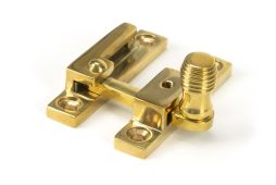 45992 From the Anvil Polished Brass Beehive Quadrant Fastener - Narrow