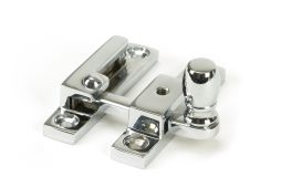 45999 From the Anvil Polished Chrome Mushroom Quadrant Fastener - Narrow