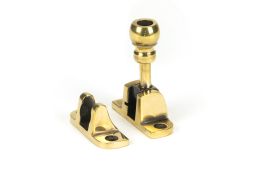 83933 From the Anvil Aged Brass Mushroom Brighton Fastener (Radiused)
