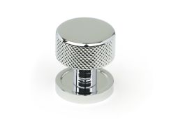 46818 From the Anvil Polished Chrome Brompton Cabinet Knob - 25mm (Plain)