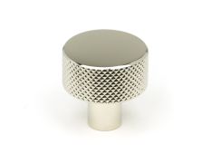 46823 From the Anvil Polished Nickel Brompton Cabinet Knob - 25mm (No rose)