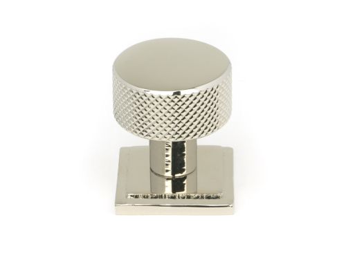 Click Here To Enlarge This Photo Of 46825 From the Anvil Polished Nickel Brompton Cabinet Knob - 25mm (Square)
