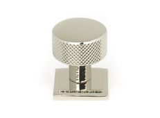 46825 From the Anvil Polished Nickel Brompton Cabinet Knob - 25mm (Square)