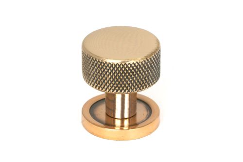 Click Here To Enlarge This Photo Of 46830 From the Anvil Polished Bronze Brompton Cabinet Knob - 25mm (Plain)