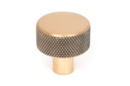 46831 From the Anvil Polished Bronze Brompton Cabinet Knob - 25mm (No rose)