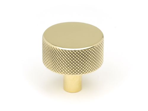 Click Here To Enlarge This Photo Of 46832 From the Anvil Polished Brass Brompton Cabinet Knob - 32mm (No rose)