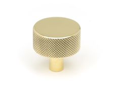 46832 From the Anvil Polished Brass Brompton Cabinet Knob - 32mm (No rose)