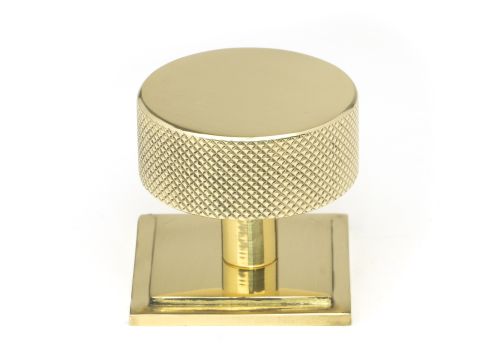 Click Here To Enlarge This Photo Of 46848 From the Anvil Polished Brass Brompton Cabinet Knob - 38mm (Square)
