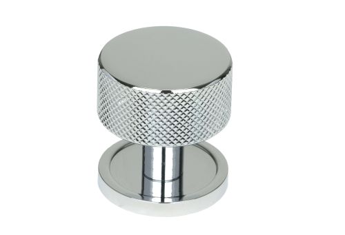 Click Here To Enlarge This Photo Of 46858 From the Anvil Polished Chrome Brompton Cabinet Knob - 32mm (Plain)