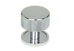 46858 From the Anvil Polished Chrome Brompton Cabinet Knob - 32mm (Plain)