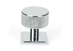46861 From the Anvil Polished Chrome Brompton Cabinet Knob - 32mm (Square)