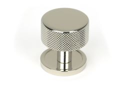 46862 From the Anvil Polished Nickel Brompton Cabinet Knob - 32mm (Plain)