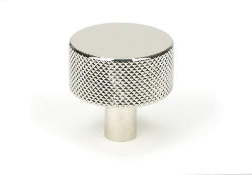 Click Here To Enlarge This Photo Of 46863 From the Anvil Polished Nickel Brompton Cabinet Knob - 32mm (No rose)