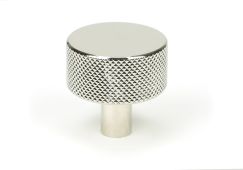 46863 From the Anvil Polished Nickel Brompton Cabinet Knob - 32mm (No rose)