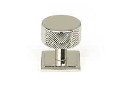 46865 From the Anvil Polished Nickel Brompton Cabinet Knob - 32mm (Square)
