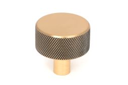 46871 From the Anvil Polished Bronze Brompton Cabinet Knob - 32mm (No rose)