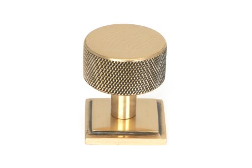 Click Here To Enlarge This Photo Of 46873 From the Anvil Polished Bronze Brompton Cabinet Knob - 32mm (Square)