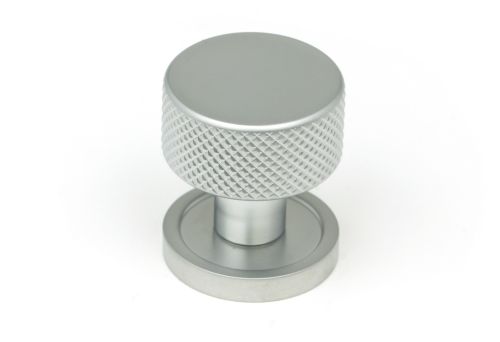 Click Here To Enlarge This Photo Of 46876 From the Anvil Satin Chrome Brompton Cabinet Knob - 25mm (Plain)