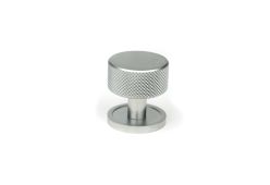 46888 From the Anvil Satin Chrome Brompton Cabinet Knob - 32mm (Plain)