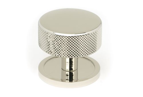 Click Here To Enlarge This Photo Of 47145 From the Anvil Polished Nickel Brompton Cabinet Knob - 38mm (Plain)