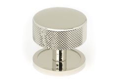 47145 From the Anvil Polished Nickel Brompton Cabinet Knob - 38mm (Plain)