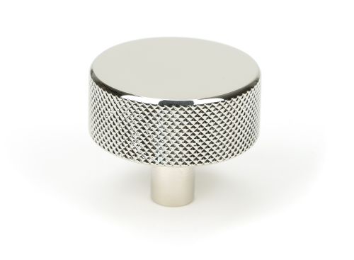 Click Here To Enlarge This Photo Of 47146 From the Anvil Polished Nickel Brompton Cabinet Knob - 38mm (No rose)