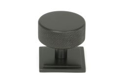 47152 From the Anvil Aged Bronze Brompton Cabinet Knob - 38mm (Square)