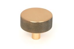 47154 From the Anvil Polished Bronze Brompton Cabinet Knob - 38mm (No rose)