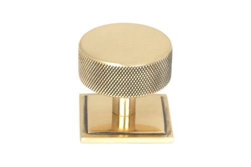 Click Here To Enlarge This Photo Of 47156 From the Anvil Polished Bronze Brompton Cabinet Knob - 38mm (Square)
