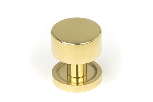 Click Here To Enlarge This Photo Of 50292 From the Anvil Polished Brass Kelso Cabinet Knob - 25mm (Plain)