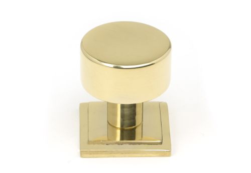 Click Here To Enlarge This Photo Of 50294 From the Anvil Polished Brass Kelso Cabinet Knob - 25mm (Square)