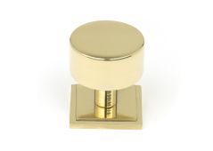 50297 From the Anvil Polished Brass Kelso Cabinet Knob - 32mm (Square)