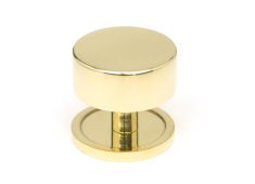 50298 From the Anvil Polished Brass Kelso Cabinet Knob - 38mm (Plain)