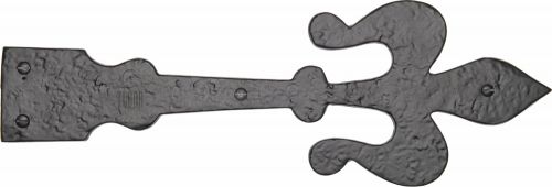 Click Here To Enlarge This Photo Of TC410 305 M.Marcus The Tudor Collection Dummy Strap Hinge 12" Black Iron